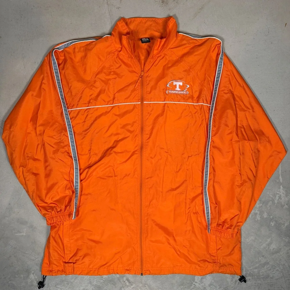 Starter Tennessee‎ Volunteers Windbreaker Jacket Mens 2X Orange NCAA Full Zip